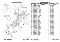 STEERING LINE (AIR CONDITIONER CHECK VALVE LINE) 1