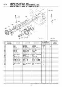 CAMSHAFT, IDLE GEAR SHAFT 1