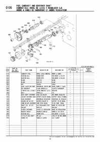 FUEL CAMSHAFT, GOVERNOR SHAFT 1
