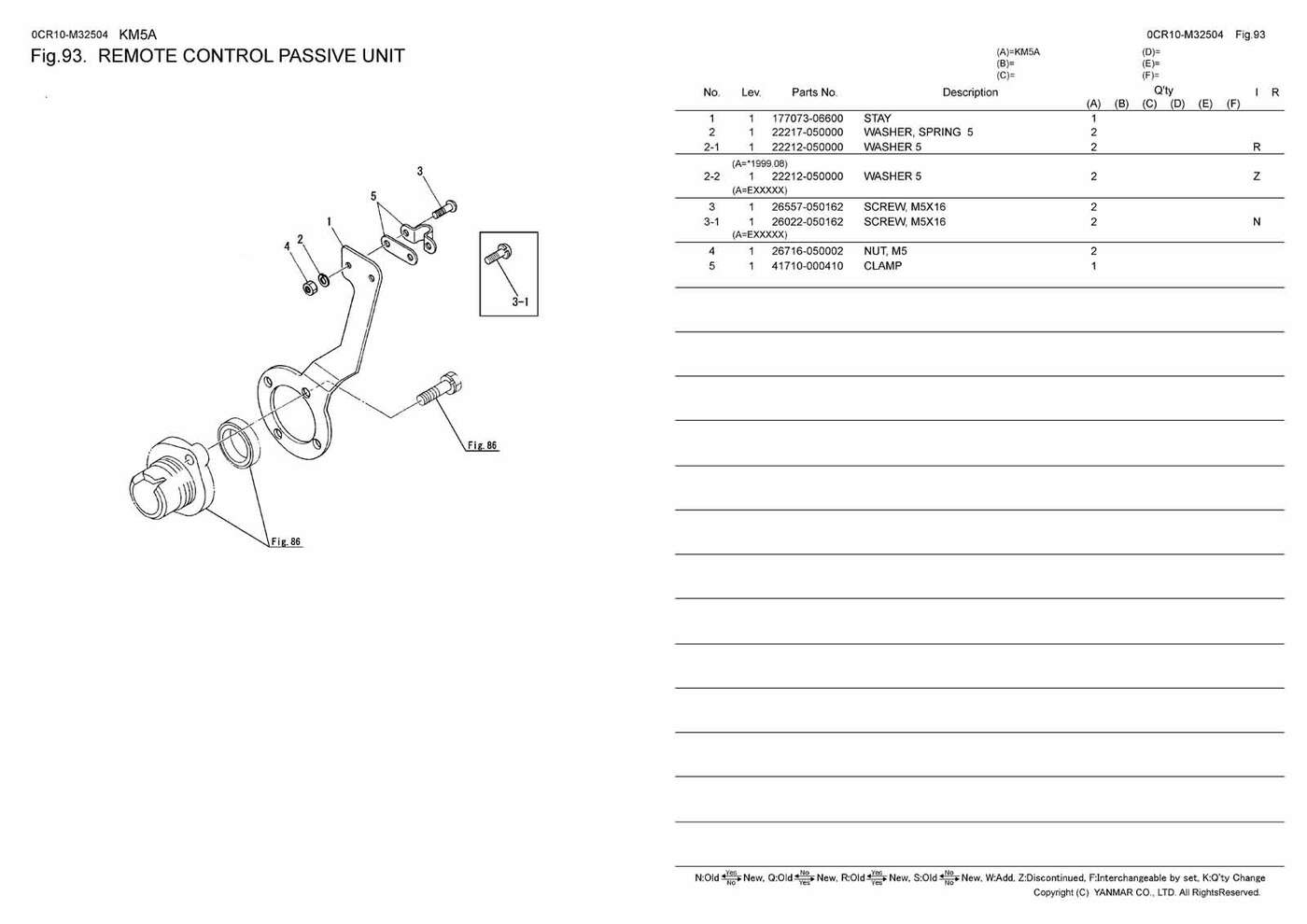 Parts for YANMAR 4LHTE/HTE/DTE/STE