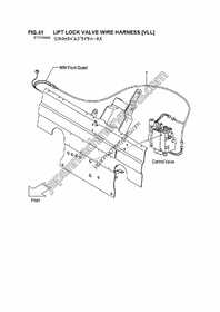 LIFT LOCK VALVE WIRE HARNESS, VLL 1