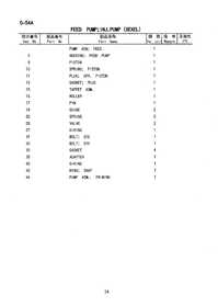 FEED PUMP, INJECTION PUMP(ZEXEL) 2