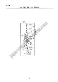 OIL PUMP, OIL STRAINER 1