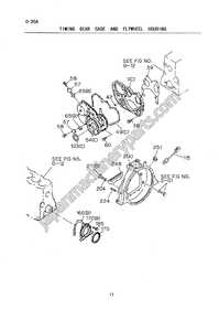 TIMING GEAR CASE, FLYWHEEL HOUSING 1